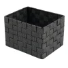 Ablagekorb 18 x 23 cm Schwarz/ Weiß