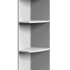 Abschlussregal MULTI RAUM KONZEPT 30 x 185 x 38 cm Alpinweiß