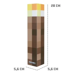 Akku LED Dekoleuchte Fackel MINECRAFT 2-tlg