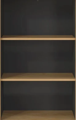 Aktenregal PODIUM 75 x 120 cm Graphit/ Navarra Eiche