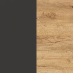 Aktenregal PODIUM 75 x 120 cm Graphit/ Navarra Eiche