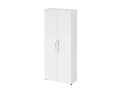 Aktenschrank 80 x 188 cm Weiß