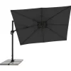 Ampelschirm 350 x 260 cm schwarz /anthrazit
