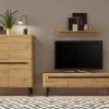 Anbauwand N7 TORGE 3-teilig 287 x 170 cm Eiche Artisan Dekor