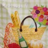APELT Kissenhülle PICKNICK 46x46cm mehrfarbig