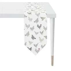 APELT Tischband HÜHNER ALL-OVER 25x175cm mehrfarbig