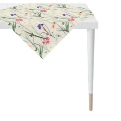 APELT Tischdecke FRÜHJAHRSBLÜTEN-MOTIV 88x88cm mehrfarbig