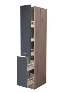 Apothekerschrank RALPH San Remo Eiche /grau