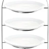 ASA Etagere 3-stöckig 49 cm silberfarbig