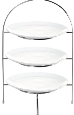ASA Etagere 3-stöckig 49 cm silberfarbig