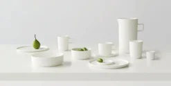 ASA Kaffeetasse OCO mit Untertasse 6er Set Weiß Keramik