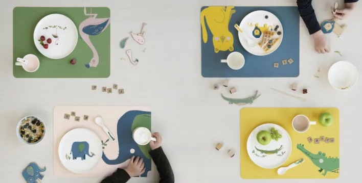 ASA Kindergeschirr-Set KIDS 5-teilig Emma Elefant