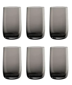ASA Longdrinkglas SARABI 6er Set - je 400 ml grau