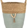 Aufbewahrungskorb IBIZA 35 /38 cm braun grün