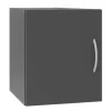 Aufsatzschrank MULTIRAUMKONZEPT 40 x 40 x 40 cm graphitfarben