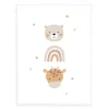 baby best Baby-Flauschdecke LITTLE FRIENDS 75 x 100 cm weiß/beige