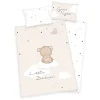 baby best Renforcé-Babybettwäsche LITTLE DREAMER 100 x 135 cm weiß/beige
