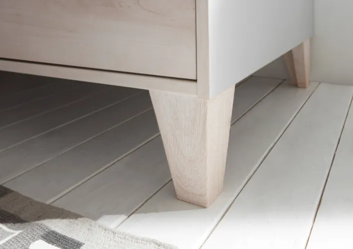 Babybett FIEN grau/ braun