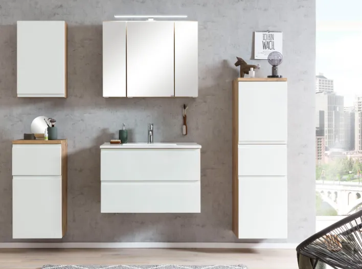 Bad-Unterschrank GENT weiß/braun 40cm