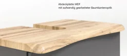 Bad-Waschbeckenunterschrank ANTWERPEN grau 61cm