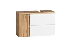 Bad-Waschbeckenunterschrank GENT weiß/braun