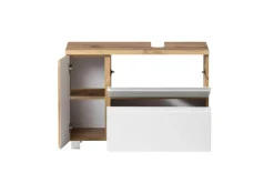 Bad-Waschbeckenunterschrank GENT weiß/braun