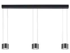 BANKAMP LED Balkenpendel IMPULSE 3-flg anthrazit eloxiert