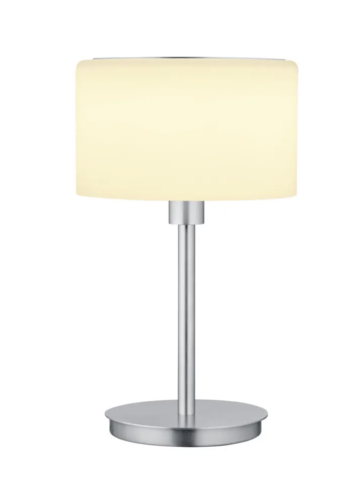 BANKAMP Retrofit Tischlampe KARL75 nickelfarbig