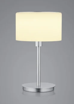 BANKAMP Retrofit Tischlampe KARL75 nickelfarbig