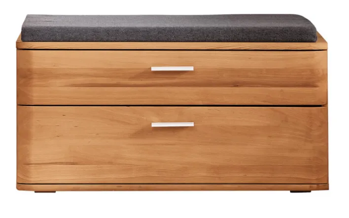 Bank VEDURA 90 x 44 x 38 cm Teilmassiv braun