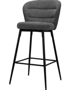 Barstuhl ZERO 44 x 117 cm grau/schwarz
