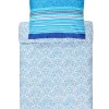bassetti Satin-Bettwäsche ARONA 135 x 200 cm blau