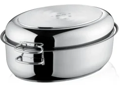 Berndes Bräter mit Deckel 8500 ml silberfarbig
