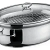 Berndes Bräter mit Glasdeckel 8500 ml silberfarbig