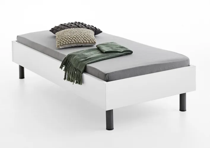 Bettgestell KIRA 90 x 200 cm weiß