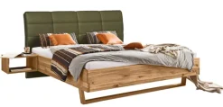 Bett GRAND NOBILE 180 x 200 cm braun/ grün