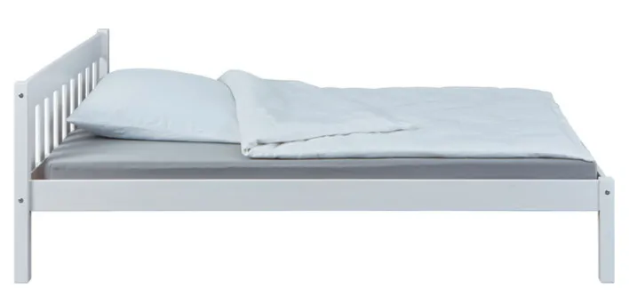 Bett LAURI 140 x 200 cm weiß