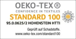 BIERBAUM Mako-Satin-Bettwäsche FLORAL 135 x 200 cm violett