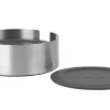 blomus Untersetzer LARETO 7 teilig magnet grau