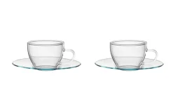 BOHEMIA SELECTION Espressotasse TEA & COFFEE 2er Set - je 100 ml Glas