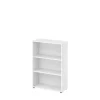 Büroregal 80 x 114,4 cm Weiß