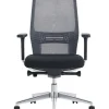Bürostuhl 62 x 109 x 57 cm schwarz/ alufarben