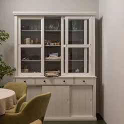 Buffetschrank LAGOS 166 x 214 cm weiß