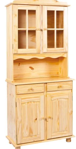 Buffet THEO 88x198x43 cm Massivholz Kiefer Natur