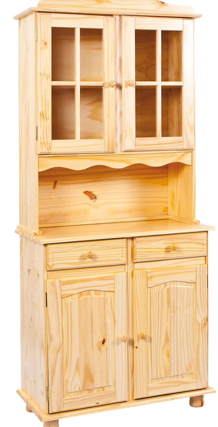 Buffet THEO 88x198x43 cm Massivholz Kiefer Natur