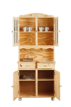 Buffet THEO 88x198x43 cm Massivholz Kiefer Natur