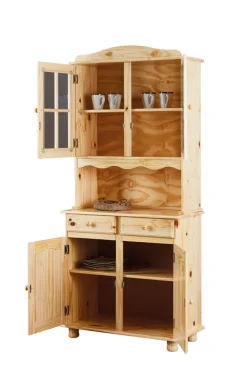 Buffet THEO 88x198x43 cm Massivholz Kiefer Natur