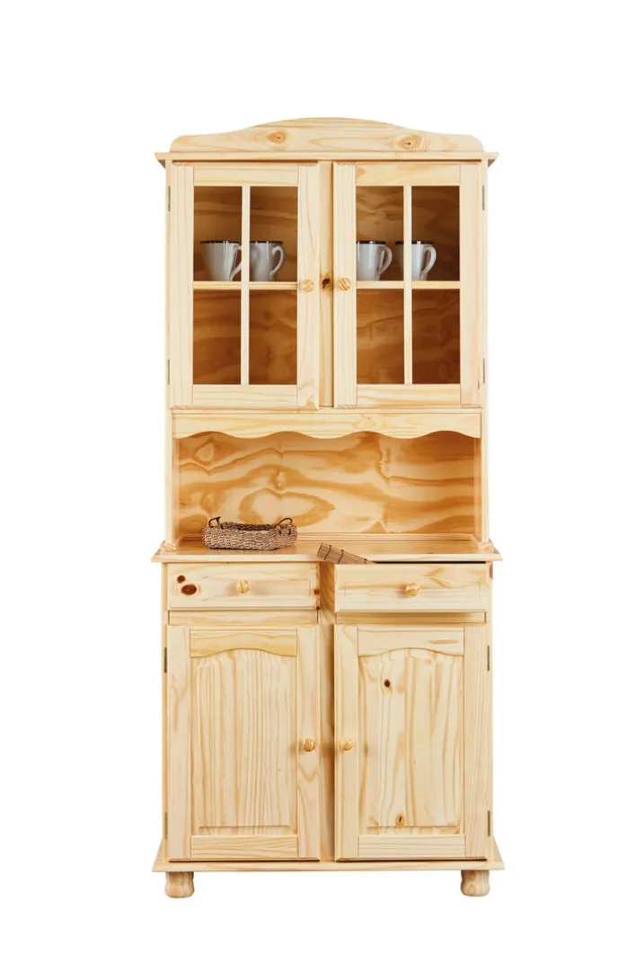 Buffet THEO 88x198x43 cm Massivholz Kiefer Natur