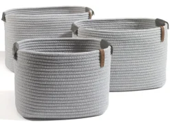 casaNOVA Aufbewahrungskorb 26 cm hellgrau