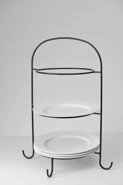 casaNOVA Etagere 50 cm schwarz